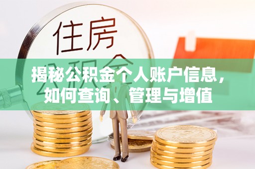 乐山揭秘公积金个人账户信息，如何查询、管理与增值