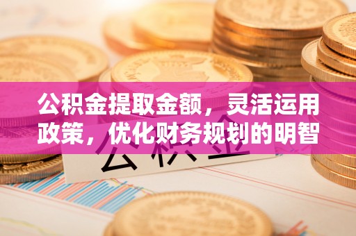 乐山公积金提取金额，灵活运用政策，优化财务规划的明智选择