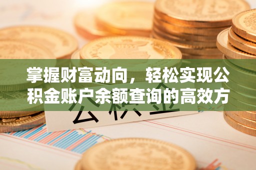 乐山掌握财富动向，轻松实现公积金账户余额查询的高效方式
