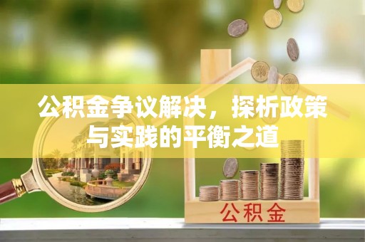 乐山公积金争议解决，探析政策与实践的平衡之道