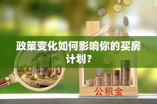 乐山政策变化如何影响你的买房计划？
