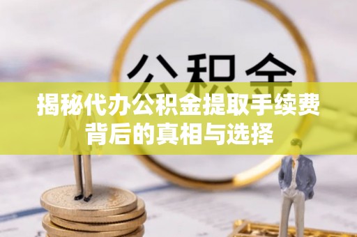 乐山揭秘代办公积金提取手续费背后的真相与选择
