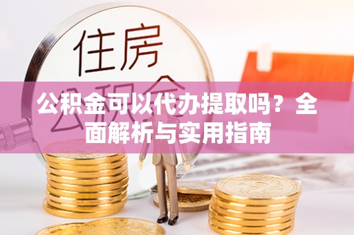 乐山公积金可以代办提取吗？全面解析与实用指南