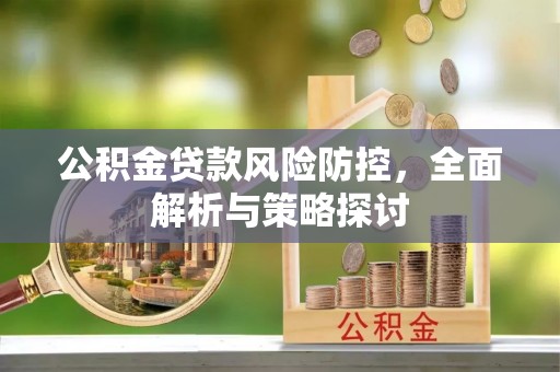 乐山公积金贷款风险防控，全面解析与策略探讨