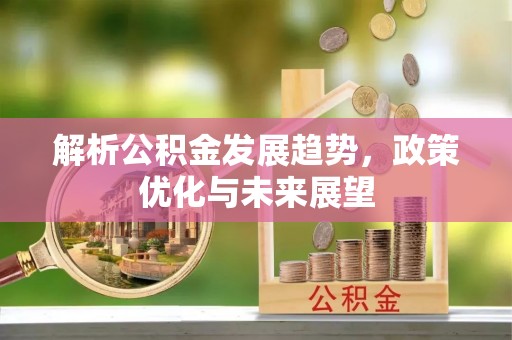 乐山解析公积金发展趋势，政策优化与未来展望