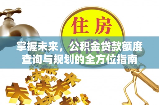 乐山掌握未来，公积金贷款额度查询与规划的全方位指南